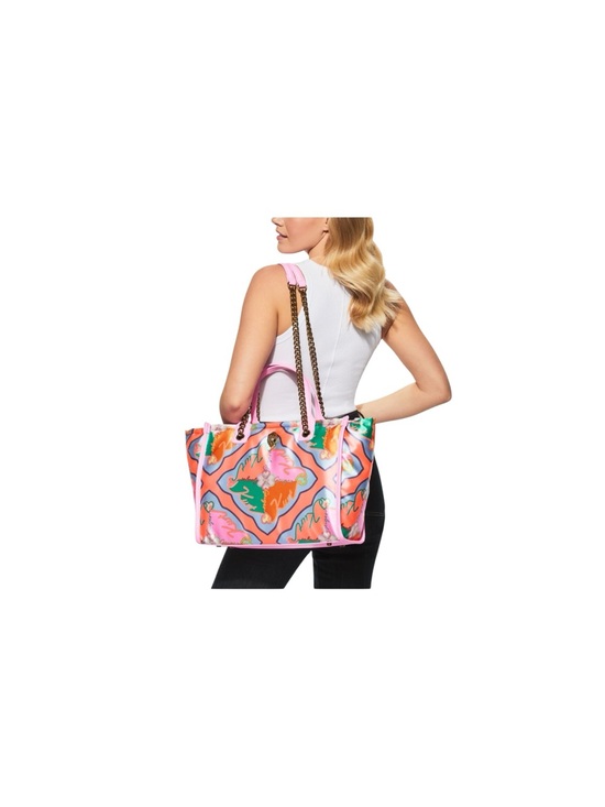 Kurt Geiger Handbags - ✨💎NWT💎✨KURT GEIGER Nylon Patterned Tote Bag with Chain Straps!